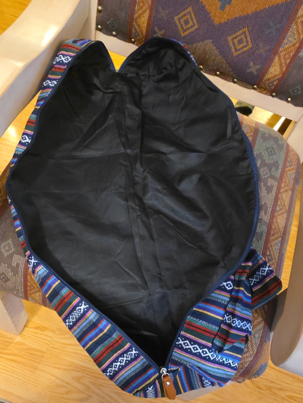 Elenture Bohemian Striped Canvas Yoga Mat Bag Carrier NWT - Picture 10 of 10